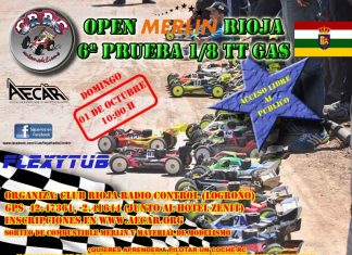 1 de Octubre. Open Merlín La Rioja 6ª Prueba 1/8 TT GAS.