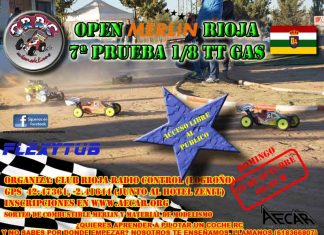 29 de Octubre. Open Merlín La Rioja 7ª Prueba 1/8 TT GAS.